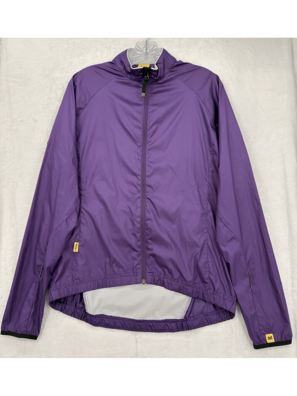 Mavic Jacket XL Womens Cloud Wind SL Shell Cycling Purple Lightweight
